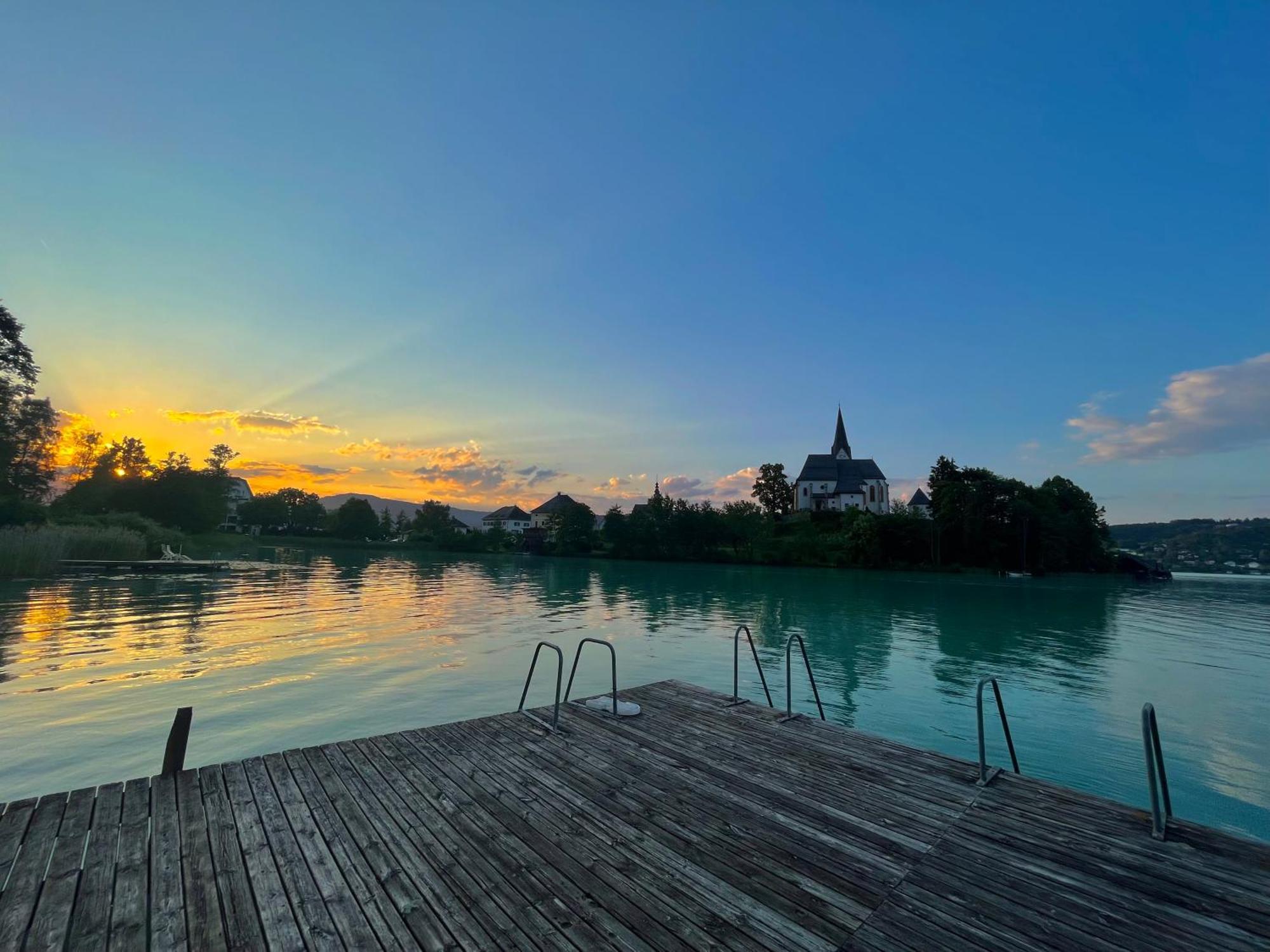 See-Residenz St. Anna - Mit Exklusivem Seezugang Maria Woerth Ngoại thất bức ảnh
